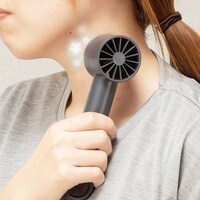 カラビナ付き冷却プレートハンディファン (MW03NG-DGY)