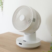 上下左右自動首振り DCタイプ リモコン付きサーキュレーター (15cm SK02NG-WH)