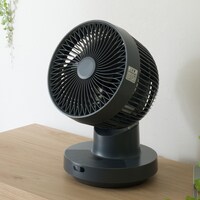 上下左右自動首振り DCタイプ リモコン付きサーキュレーター (15cm SK02NG-DGY)