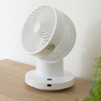 上下左右自動首振り DCタイプ 360度サーキュレーター (15cm SU01NG-WH)