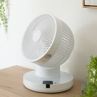 上下左右自動首振り DCタイプ 360度大型サーキュレーター (18cm SU02NG-WH)