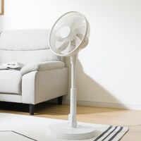 DCタイプ リモコン付きリビング扇風機 (30cm FK01NG-WH)
