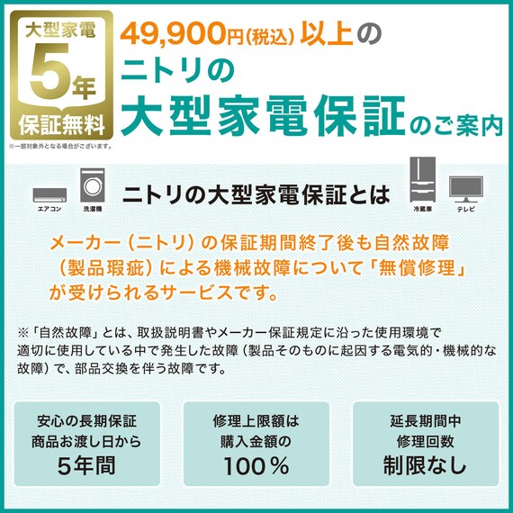 壁掛けテレビ 壁掛けパーツ付き 50型 4Ｋ対応 液晶 (N50TB2UL2V ブラック) (リサイクル回収あり) 21枚目画像