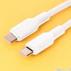 磁石でまとまるケーブル(C to C ホワイト) 2枚目画像