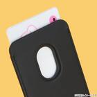 スマホに付けるカードケース(JT-511 ブラック) 2枚目画像