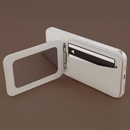 スマホに付けるカードケース 2枚収納 鏡付き(JT-512)