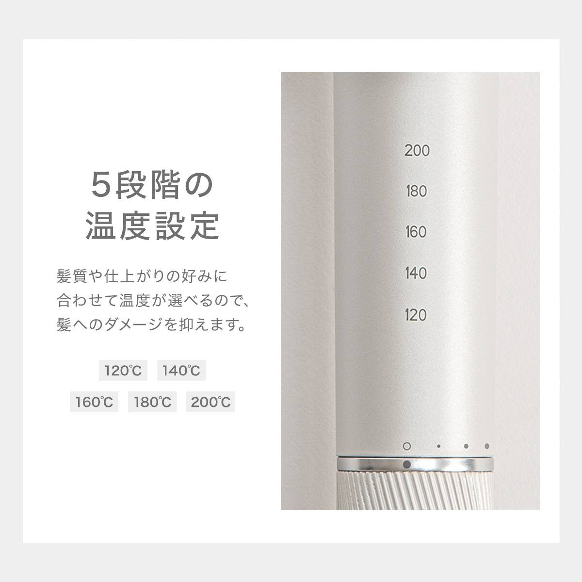 スムースカール ヘアアイロン 32mm(HB7594 ホワイト) | ニトリネット