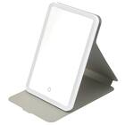 角度が自由に変えられるLED折り畳みミラー(MI24008) 1枚目画像