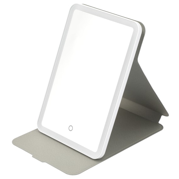 角度が自由に変えられるLED折り畳みミラー(MI24008) 1枚目画像