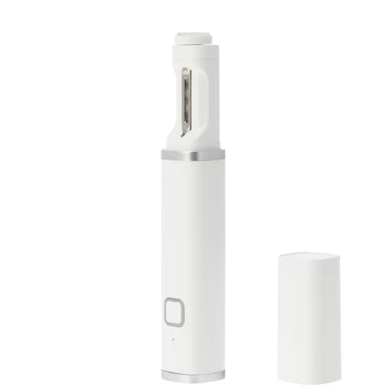 ライト付き2WAY 電動爪切り(CN30 ホワイト) 1枚目画像