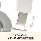 折りたたみできるワイヤレスヘッドホン(KRY-HP ホワイト) 2枚目画像