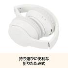 折りたたみできるワイヤレスヘッドホン(KRY-HP ホワイト) 3枚目画像