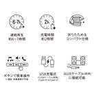 折りたたみできるワイヤレスヘッドホン(KRY-HP ホワイト) 5枚目画像