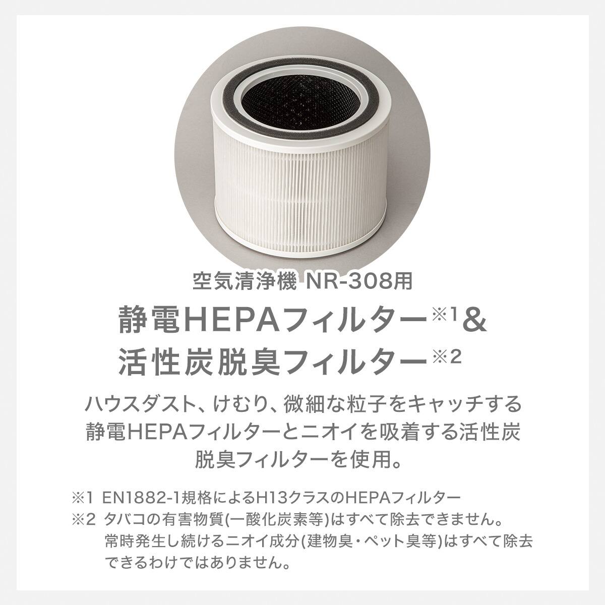 空気清浄機(NR-308用) 交換用集塵フィルタ－ | ニトリネット【公式