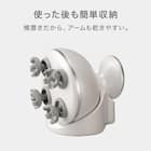 ヘッドスパ 充電台座付き(NFY25 ホワイト) 5枚目画像