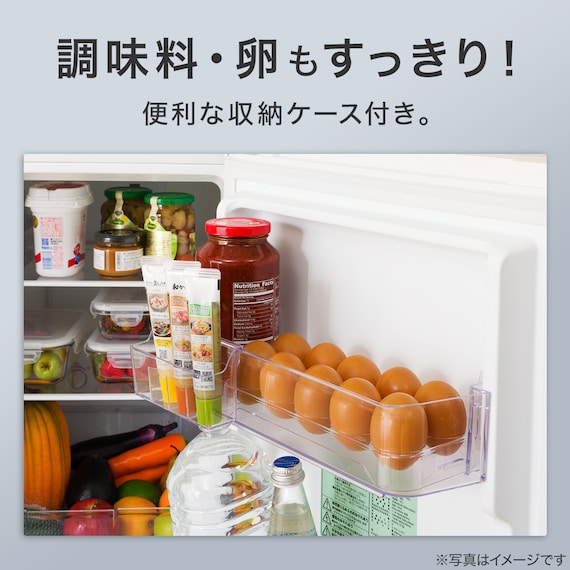 【家電2点セット】160L冷蔵庫+6kgドラム式洗濯乾燥機セット(ホワイト) 6枚目画像