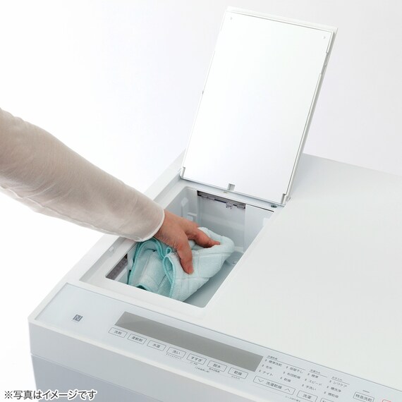 10kgドラム式洗濯乾燥機 洗剤自動投入 (ND100KL2 左開き ホワイト)(リサイクル回収なし) 38枚目画像
