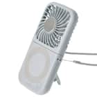 充電式冷却プレートクイックファン(ブルー MN05NR) 1枚目画像