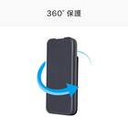 iPhone13-15対応 フリップ分離手帳型スマートフォンケース(CT25 ダークグレー) 3枚目画像