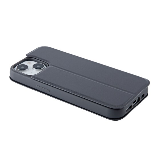 iPhone13-15対応 フリップ分離手帳型スマートフォンケース(CT25 ダークグレー) 10枚目画像