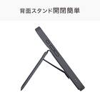 iPhone16対応 スタンド付きスマートフォンケース(CT32 ダークグレー) 5枚目画像