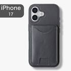 iPhone17対応 スタンド付きスマートフォンケース(CT33 ダークグレー) 1枚目画像