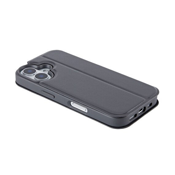 iPhone16対応 フリップ分離手帳型スマートフォンケース(CT26 ダークグレー) 10枚目画像