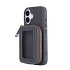 iPhone17対応 ポーチ付きスマートフォンケース(CT39 ダークグレー) 5枚目画像
