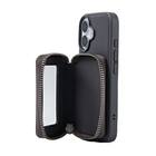iPhone17対応 ポーチ付きスマートフォンケース(CT39 ダークグレー) 8枚目画像