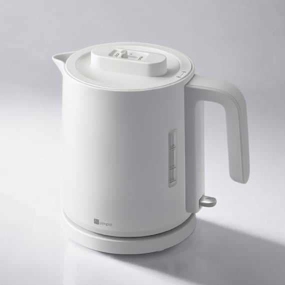 湯量が調節できる電気ケトル (0.8L AB2G02 ホワイト) 1枚目画像
