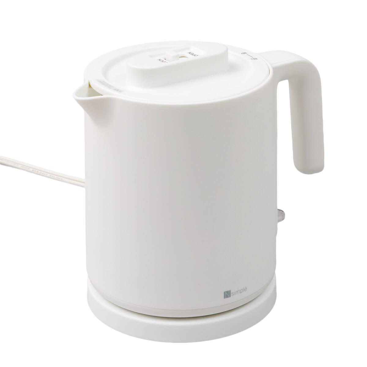 湯量が調節できる電気ケトル (0.8L AB2G02 ホワイト) | ニトリネット