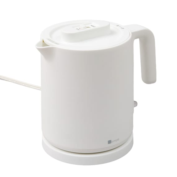 湯量が調節できる電気ケトル (0.8L AB2G02 ホワイト) 7枚目画像