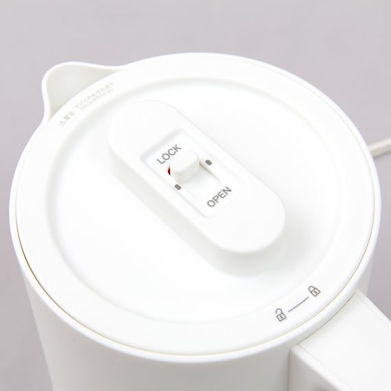 湯量が調節できる電気ケトル (0.8L AB2G02 ホワイト) 12枚目画像