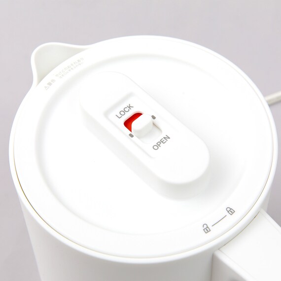 湯量が調節できる電気ケトル (0.8L AB2G02 ホワイト) 13枚目画像
