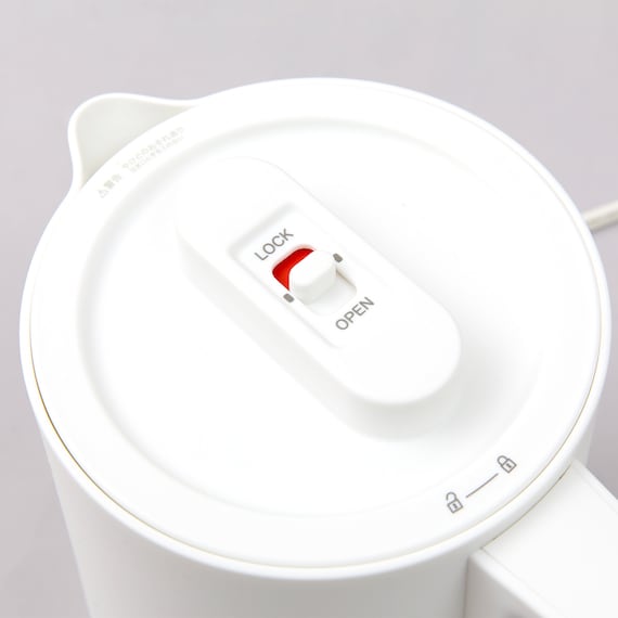 湯量が調節できる電気ケトル (0.8L AB2G02 ホワイト) 13枚目画像