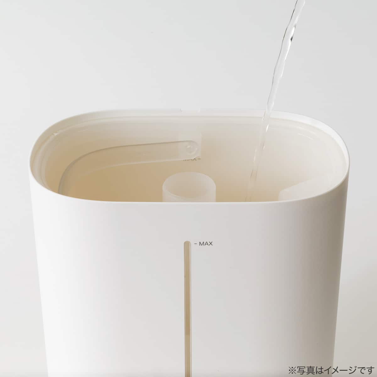 タンクを持ち運べる湿度設定ハイブリッド加湿器(HB05 ホワイト