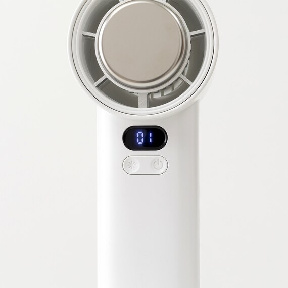 強風冷却プレートペルチェハンディファン(MN04NR ホワイト) 8枚目画像