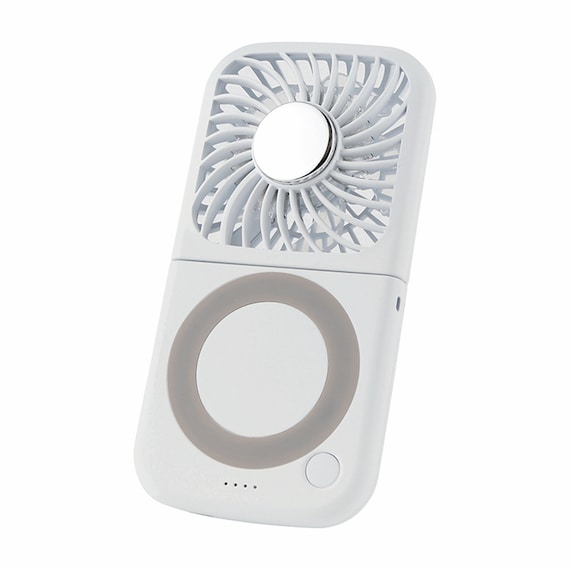 4WAY 冷却プレートペルチェ折りたたみファン(MN05NR ホワイト) 1枚目画像