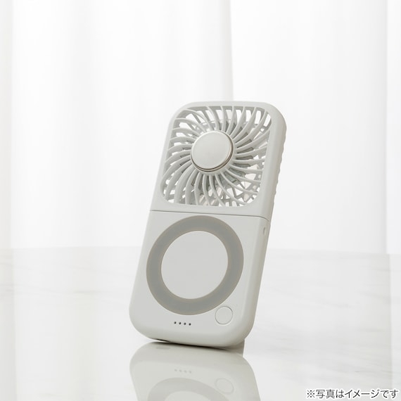 4WAY 冷却プレートペルチェ折りたたみファン(MN05NR ホワイト) 9枚目画像