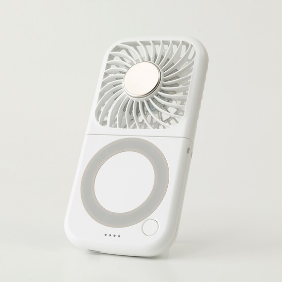 4WAY 冷却プレートペルチェ折りたたみファン(MN05NR ホワイト) 11枚目画像