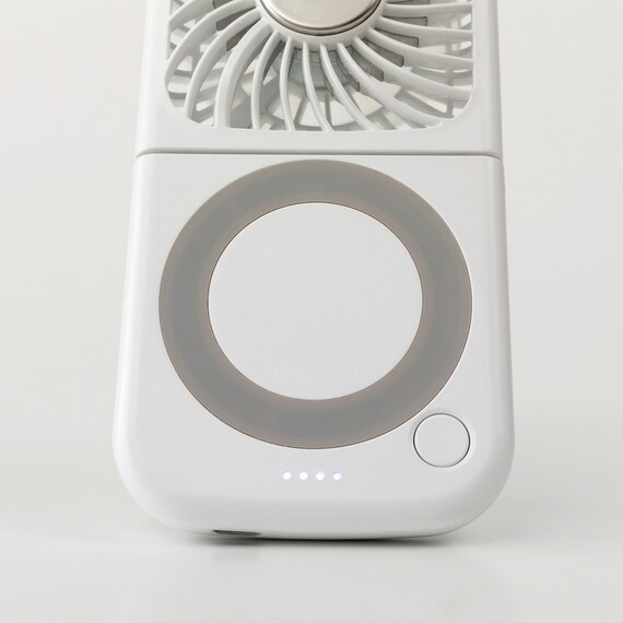 4WAY 冷却プレートペルチェ折りたたみファン(MN05NR ホワイト) 15枚目画像