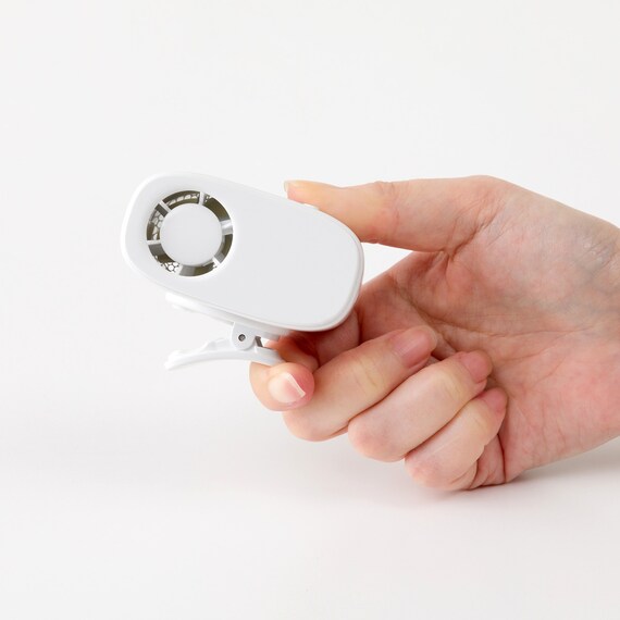 ベルトに付けられるボックスファン(MN08NR ホワイト) 8枚目画像