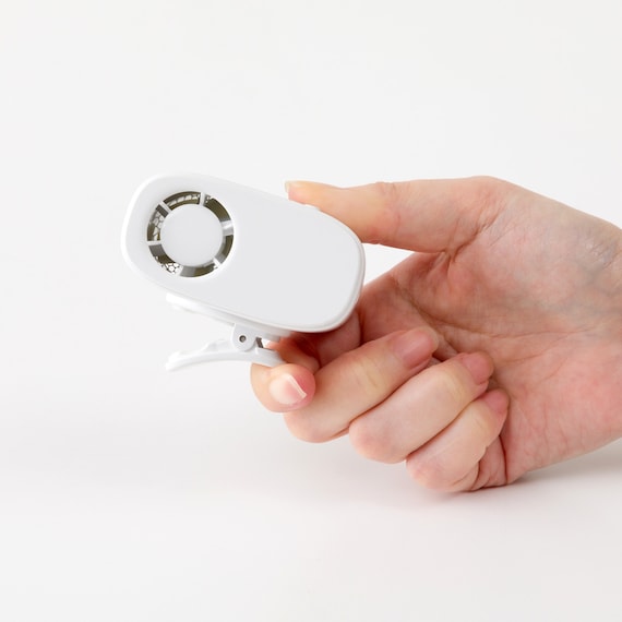 ベルトに付けられるボックスファン(MN08NR ホワイト) 8枚目画像