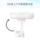 マグネット付きスリムファン(TF24NR ホワイト) 8枚目画像