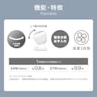 左右首振り サーキュレーター (15cm SM01NR ホワイト) 2枚目画像