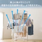 上下左右自動首振り DCタイプ リモコン付きサーキュレーター(15cm SK02NR ホワイト) 5枚目画像