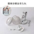 上下左右自動首振り DCタイプ リモコン付きサーキュレーター(15cm SK02NR ホワイト) 8枚目画像