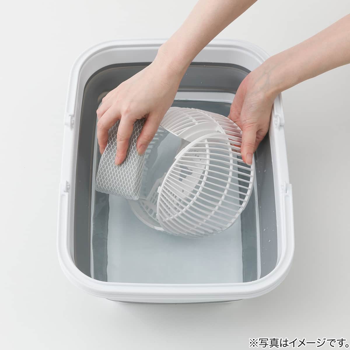 上下左右自動首振り DCタイプ リモコン付きサーキュレーター(15cm