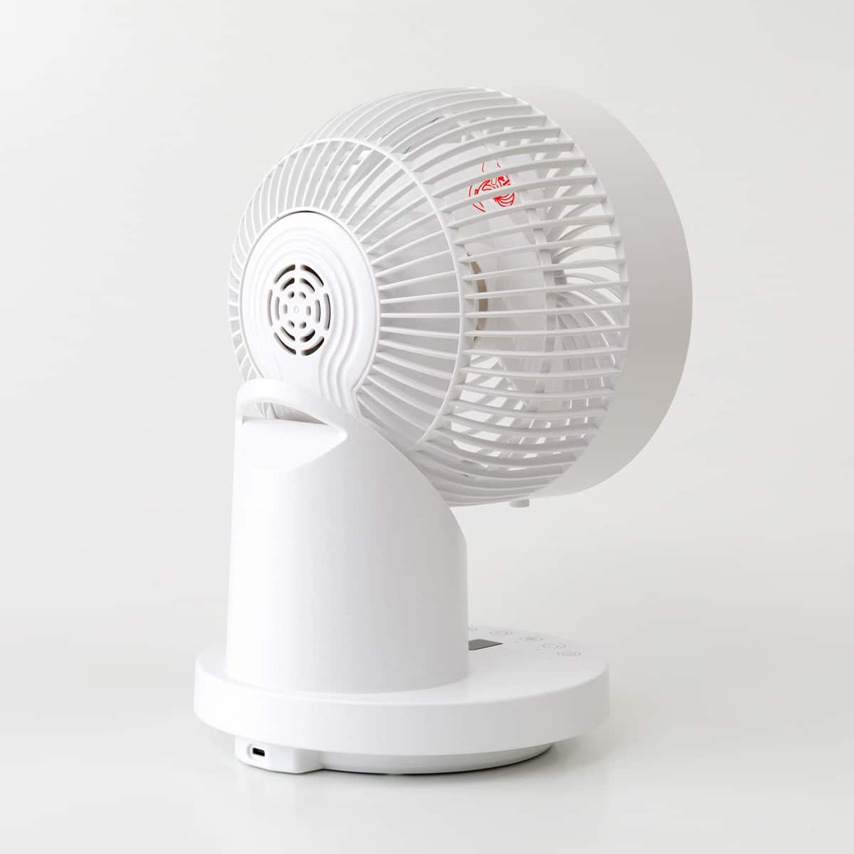 上下左右自動首振り DCタイプ 360度サーキュレーター(15cm SU03NR