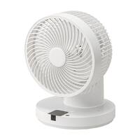 上下左右自動首振り DCタイプ 360度大型サーキュレーター(18cm SU02NR ホワイト)